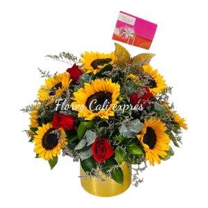 Flores para Enamorar – Entrega Hoy, ramos de girasoles cali