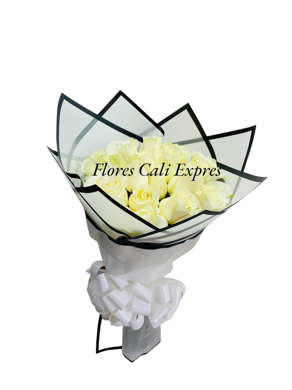 Bouquet Rosas Blancas Cali