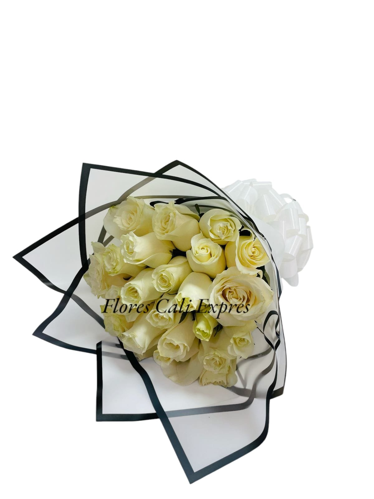 Bouquet Rosas Blancas Cali - Imagen 2