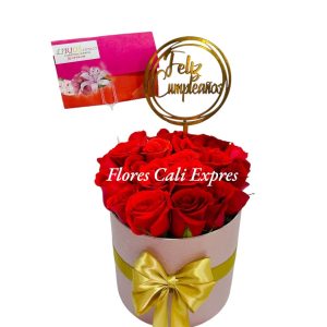 Cilindro Ramo De Flores