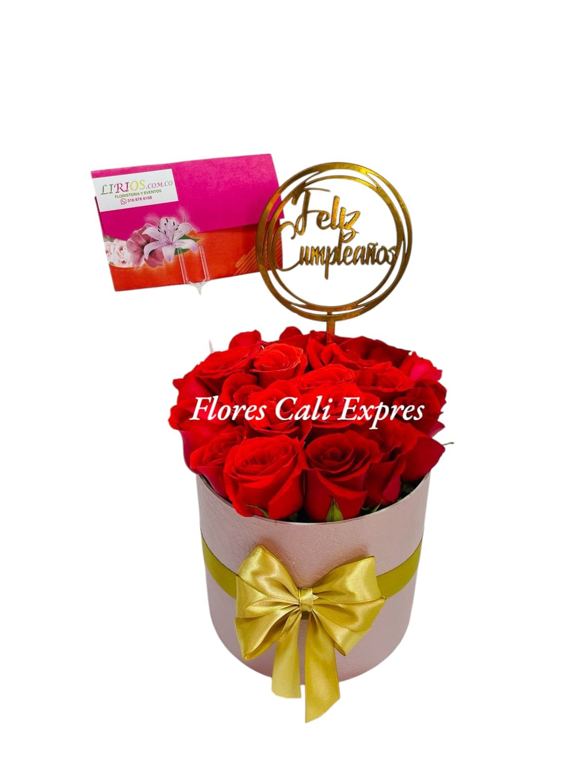 Cilindro Ramo De Flores