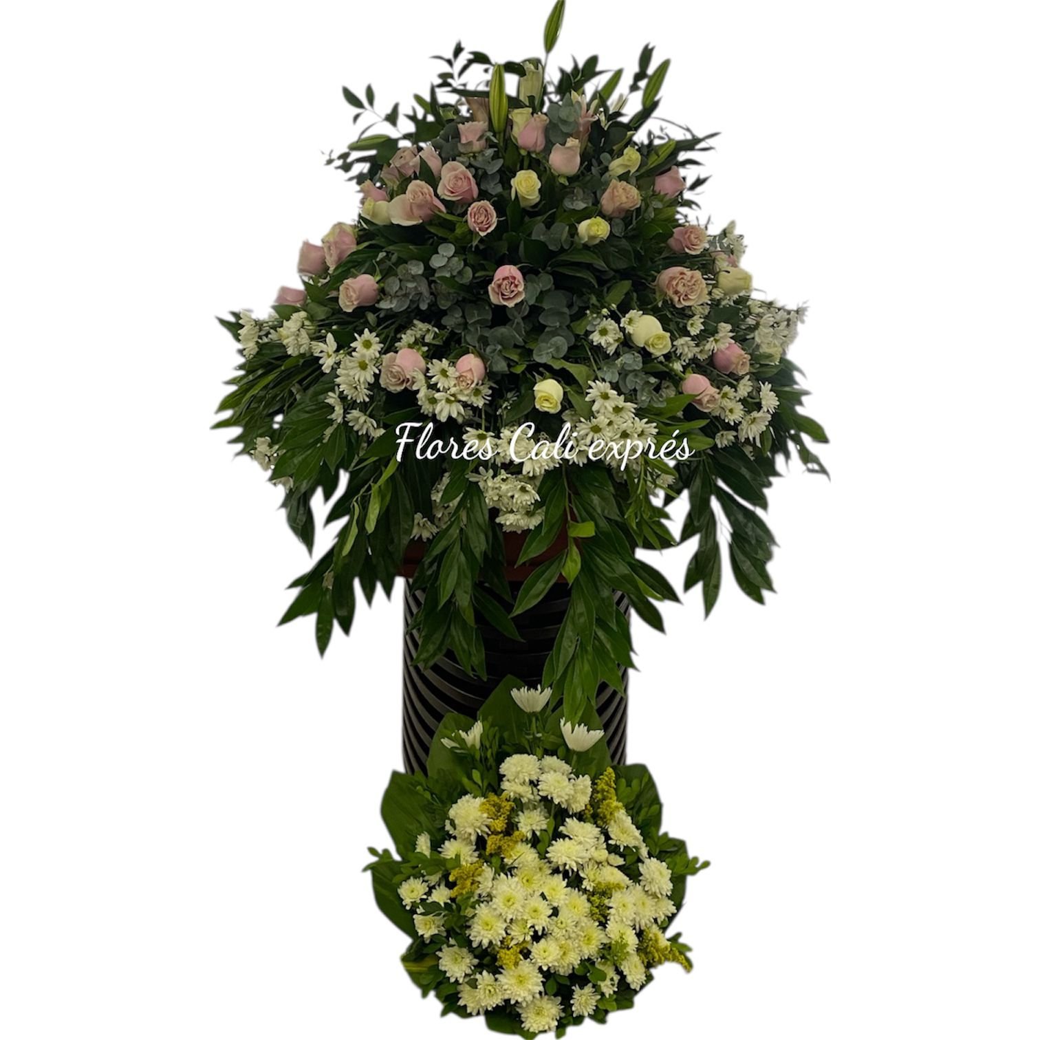 Tributo Floral Elegante – “Descansa en Paz”