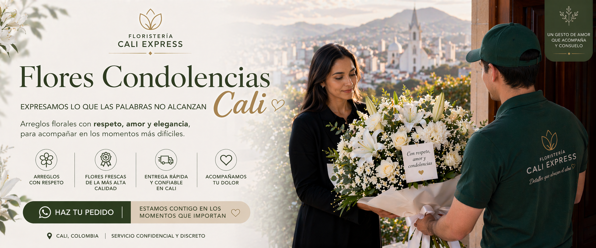 Flores Condolencias Cali