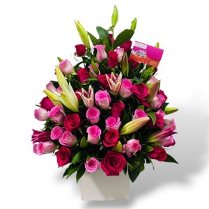 Arreglo de Rosas Premium para Amor y Aniversario
