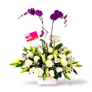 Caja de Flores para Mamá