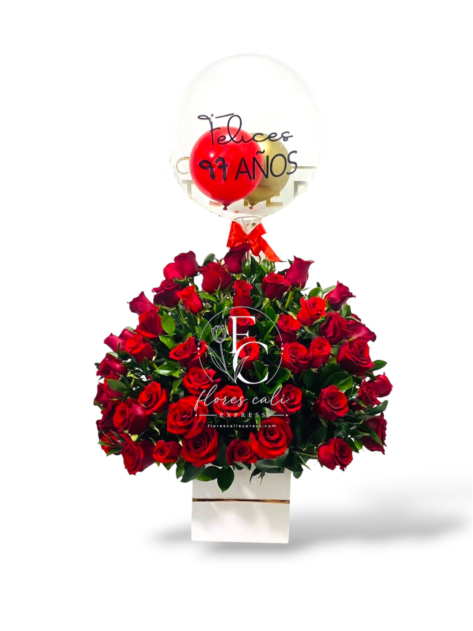 Caja de Rosas Grande Premium para Regalo