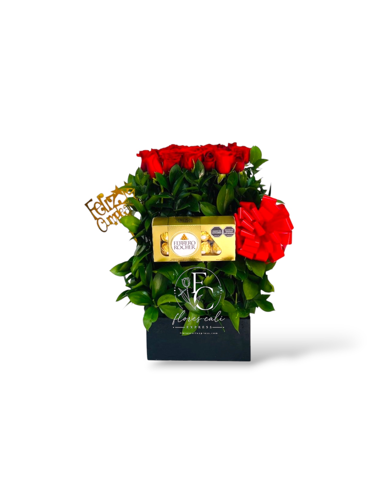 Caja de Rosas con Chocolates en Cali