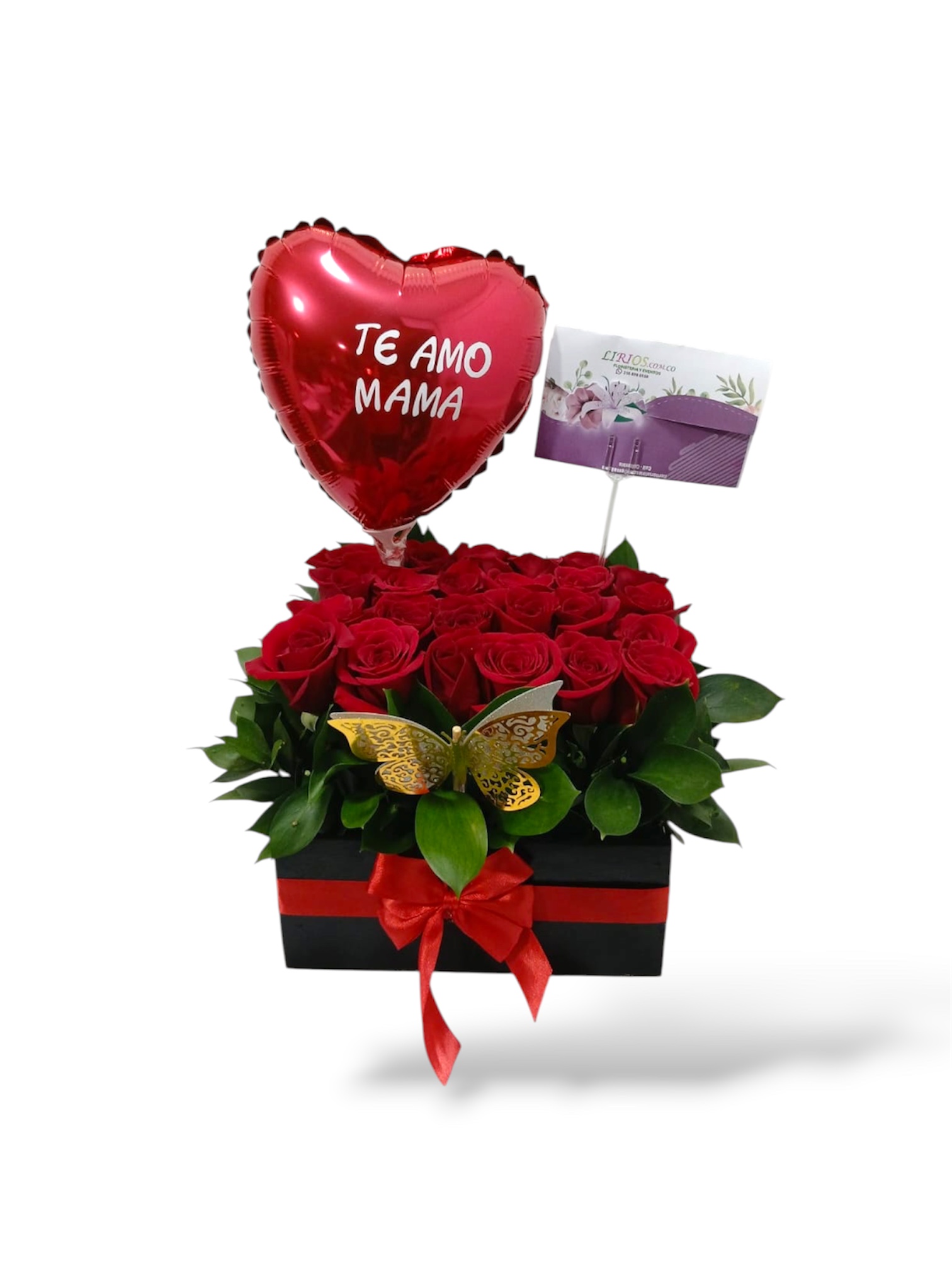 Caja de Rosas en Cali a Domicilio Hoy Mismo