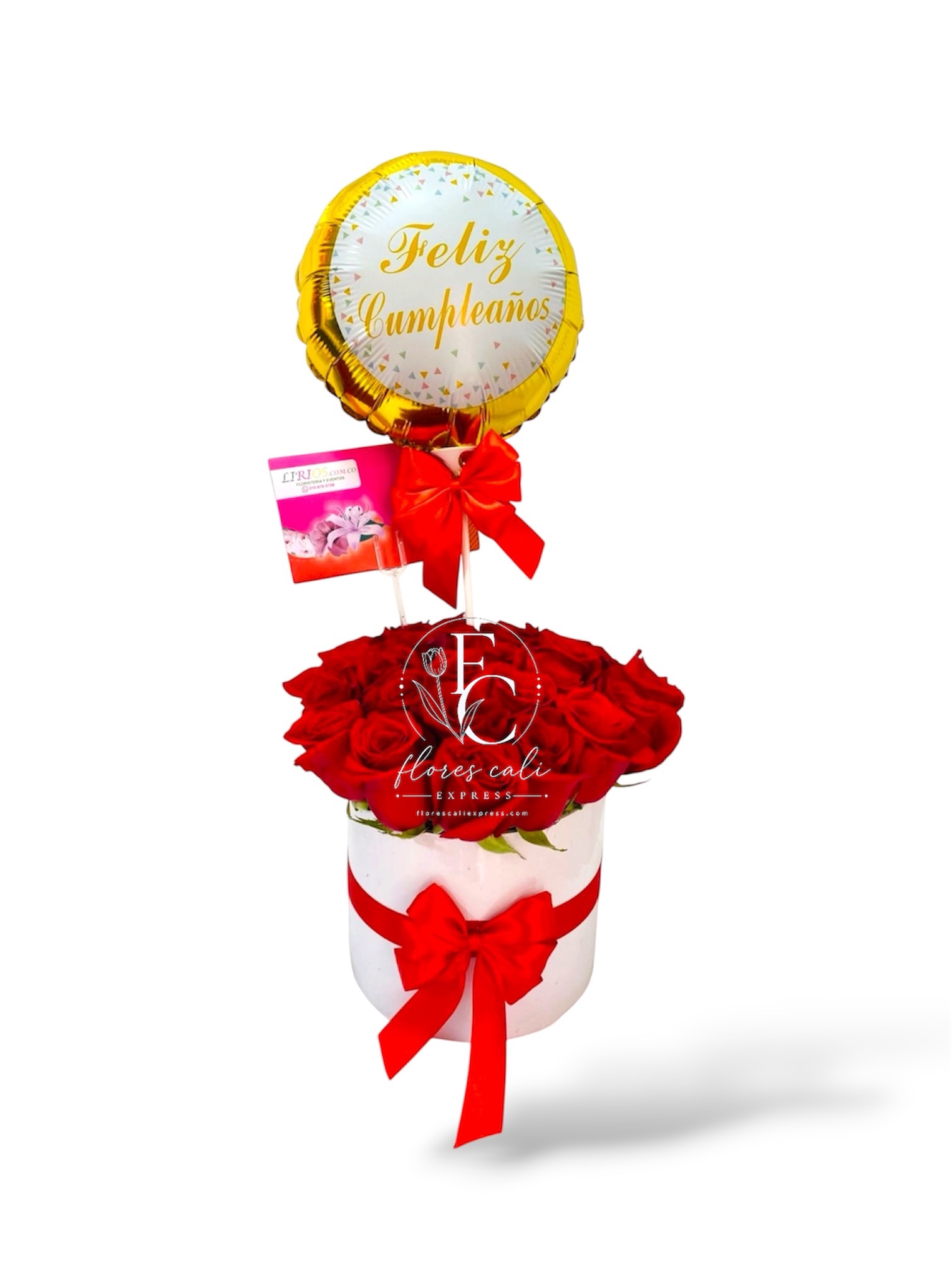 Caja de Rosas para Regalo de Cumpleaños