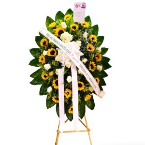 Corona Fúnebre Elegante para Condolencias