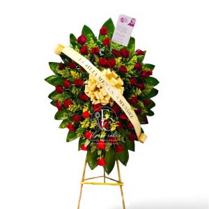 Corona de Rosas para Condolencias
