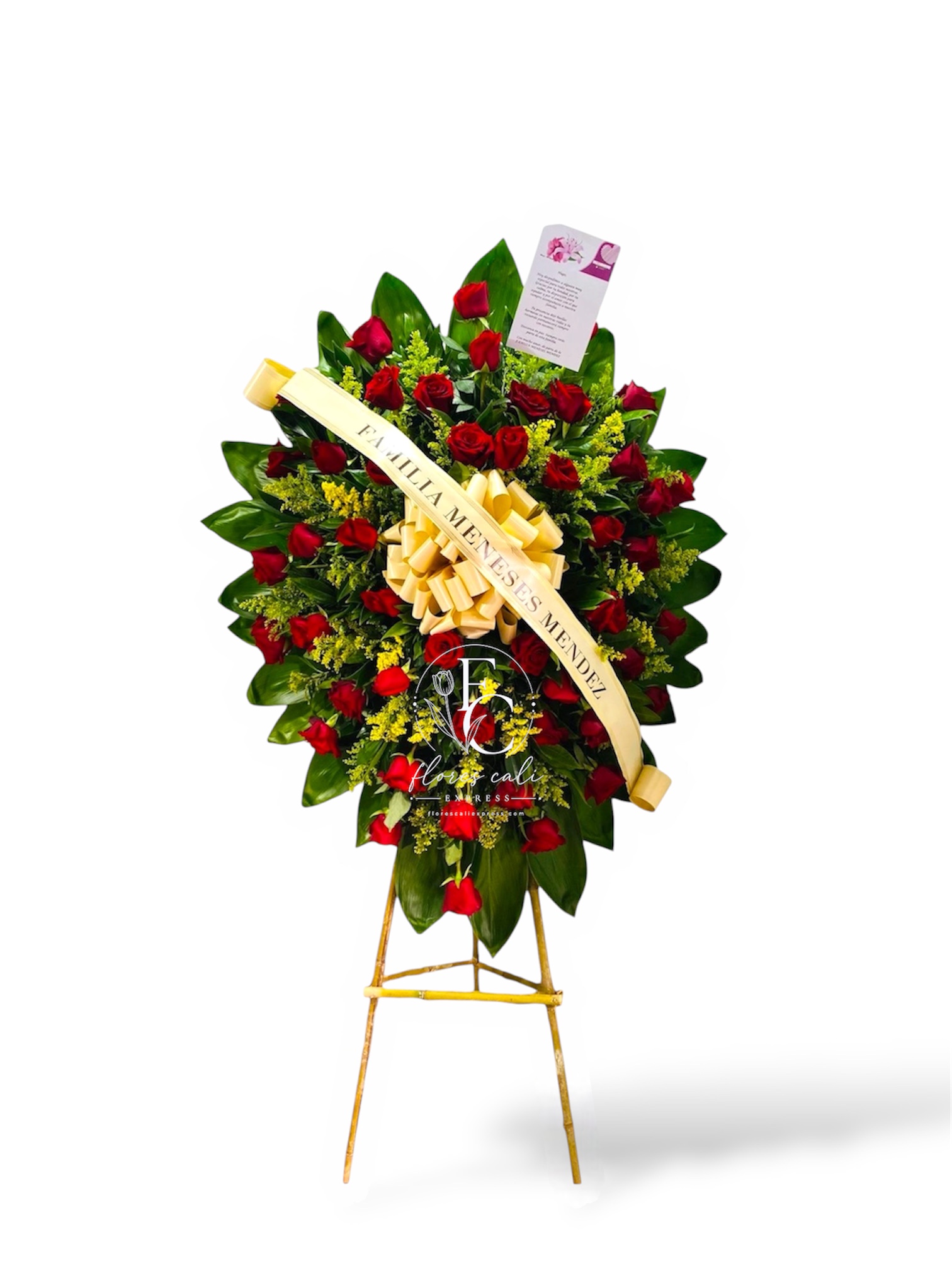 Corona de Rosas para Condolencias